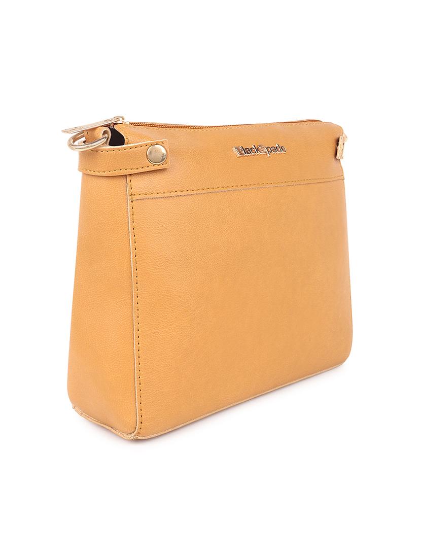 yellow solid regular sling bag - 18457205 - Zoom Image - 3