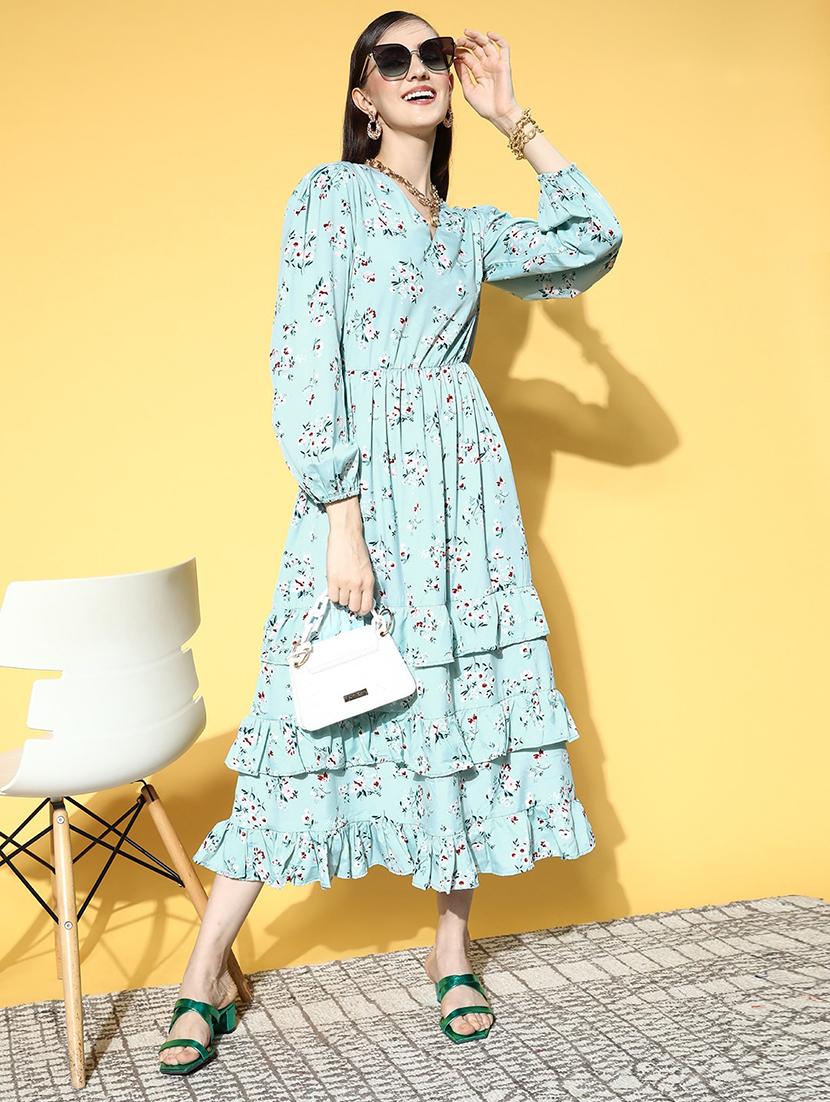 women's layered floral dress - 18472648 - Zoom Image - 3