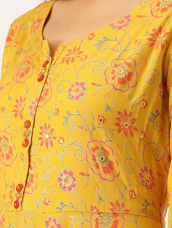 women's flared kurta - 18480696 - Standard Image - 3