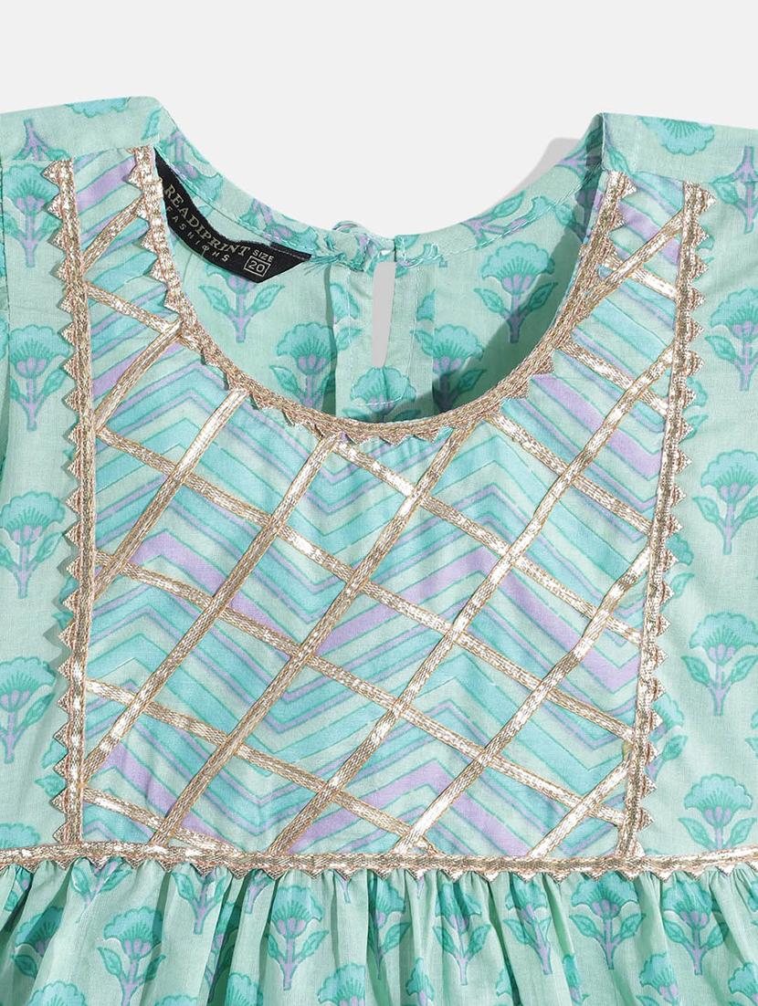 girls gota work kurta sharara set - 18502407 - Zoom Image - 3