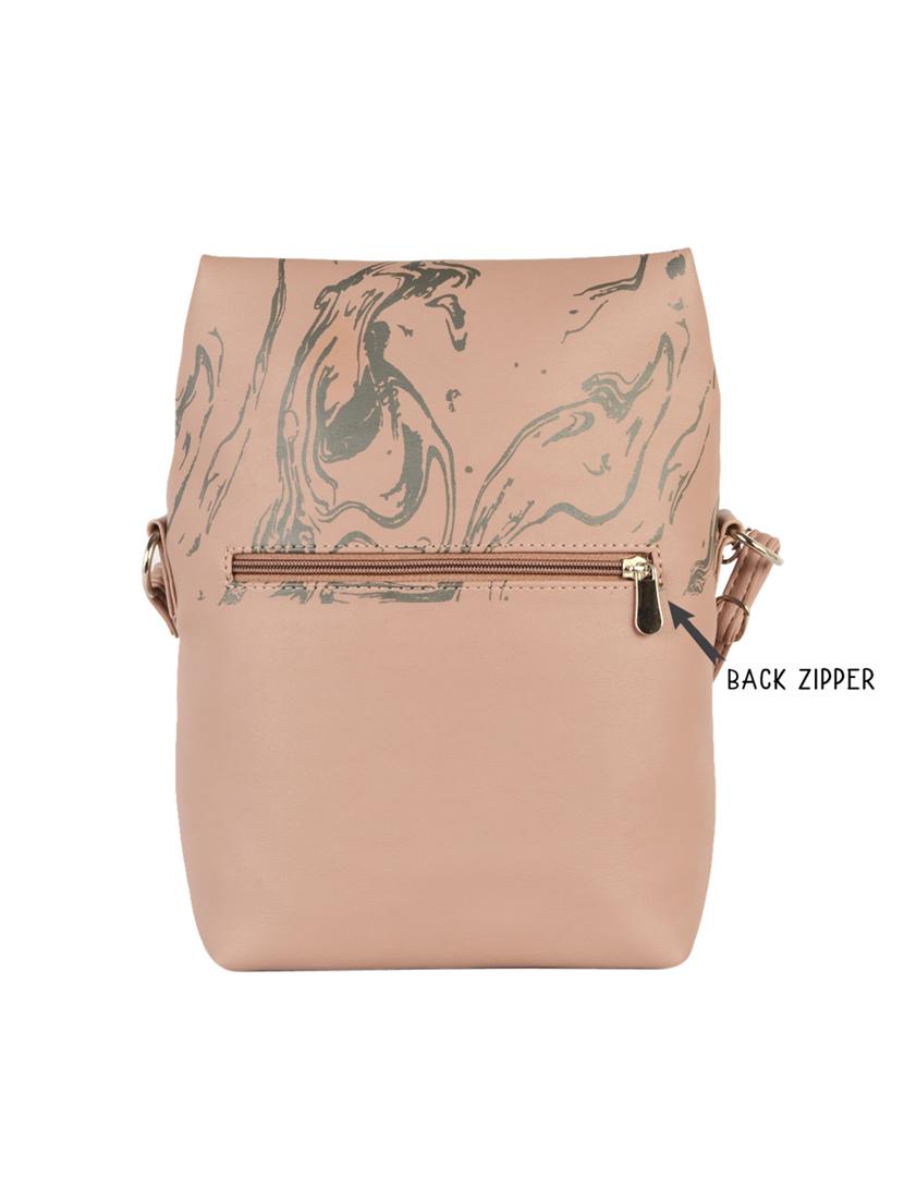 peach pvc regular satchel - 18507957 - Zoom Image - 1