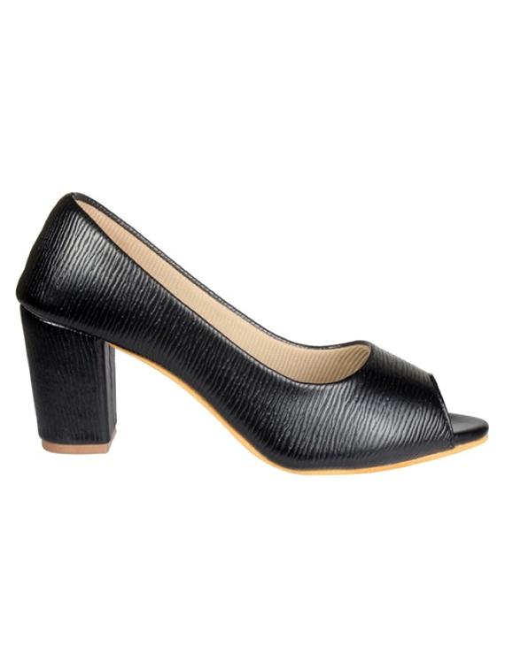 women black slip on pump - 18512413 - Zoom Image - 2