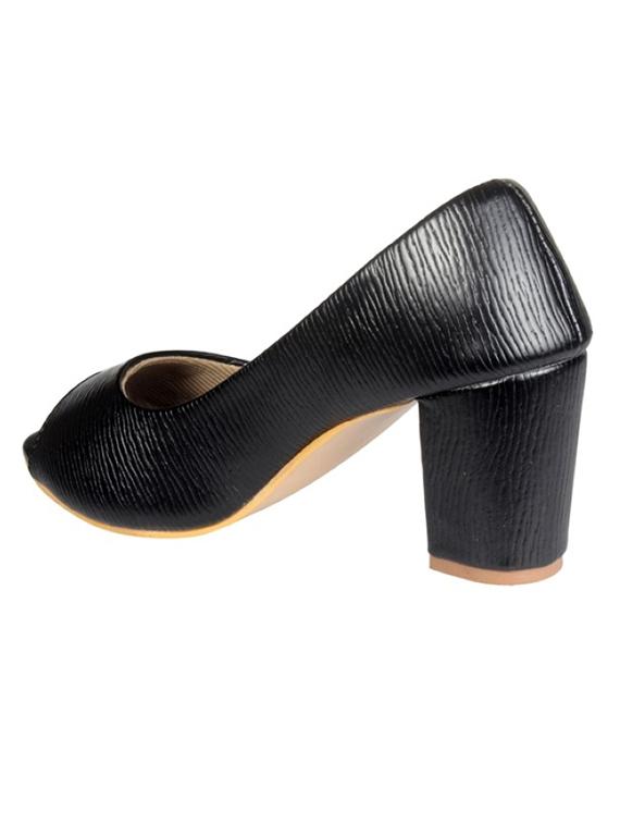 women black slip on pump - 18512413 - Standard Image - 3