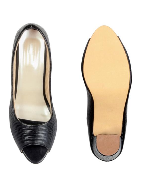women black slip on pump - 18512413 - Standard Image - 5