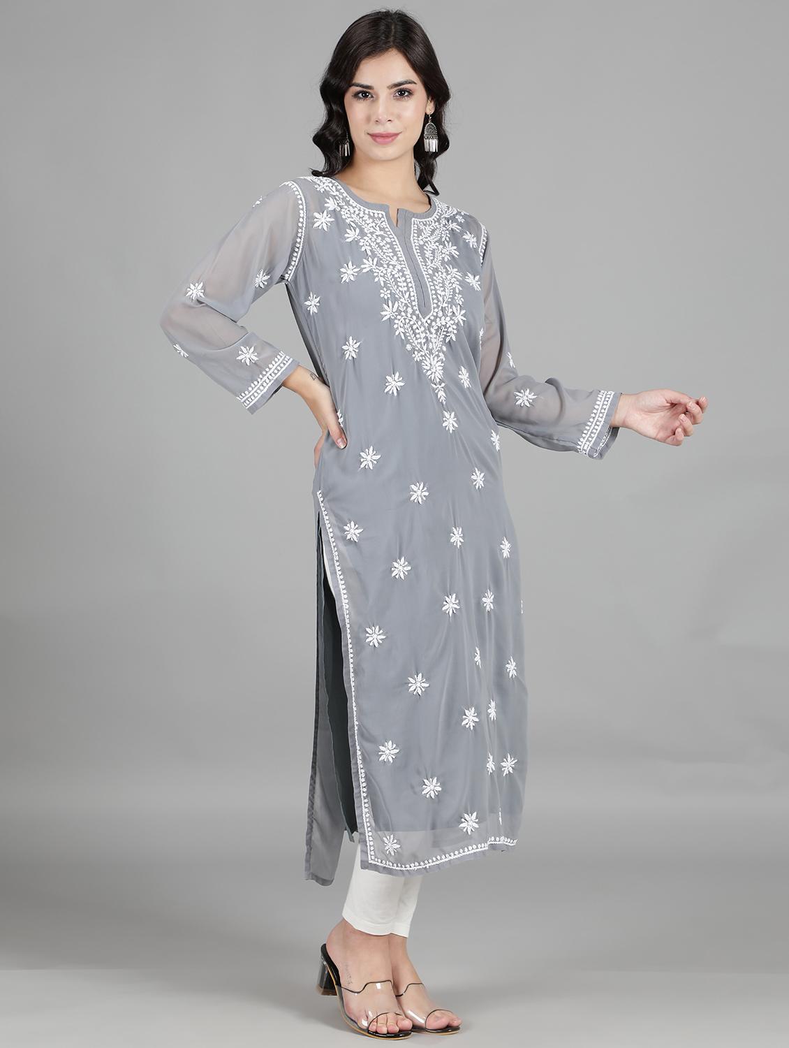 women's straight kurta - 18512693 - Zoom Image - 2