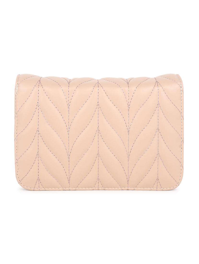 beige quilted regular sling bag - 18546928 - Standard Image - 1