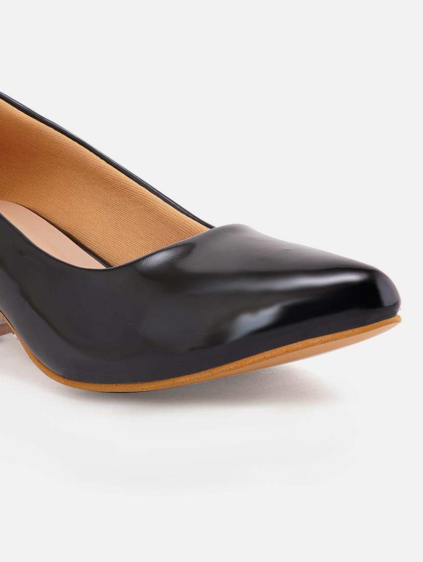 women solid slip on pump - 18573156 - Standard Image - 4
