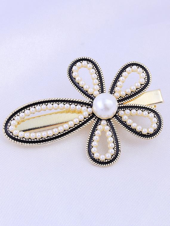 multi colored cotton blend hair pin/clips - 18575409 - Zoom Image - 2