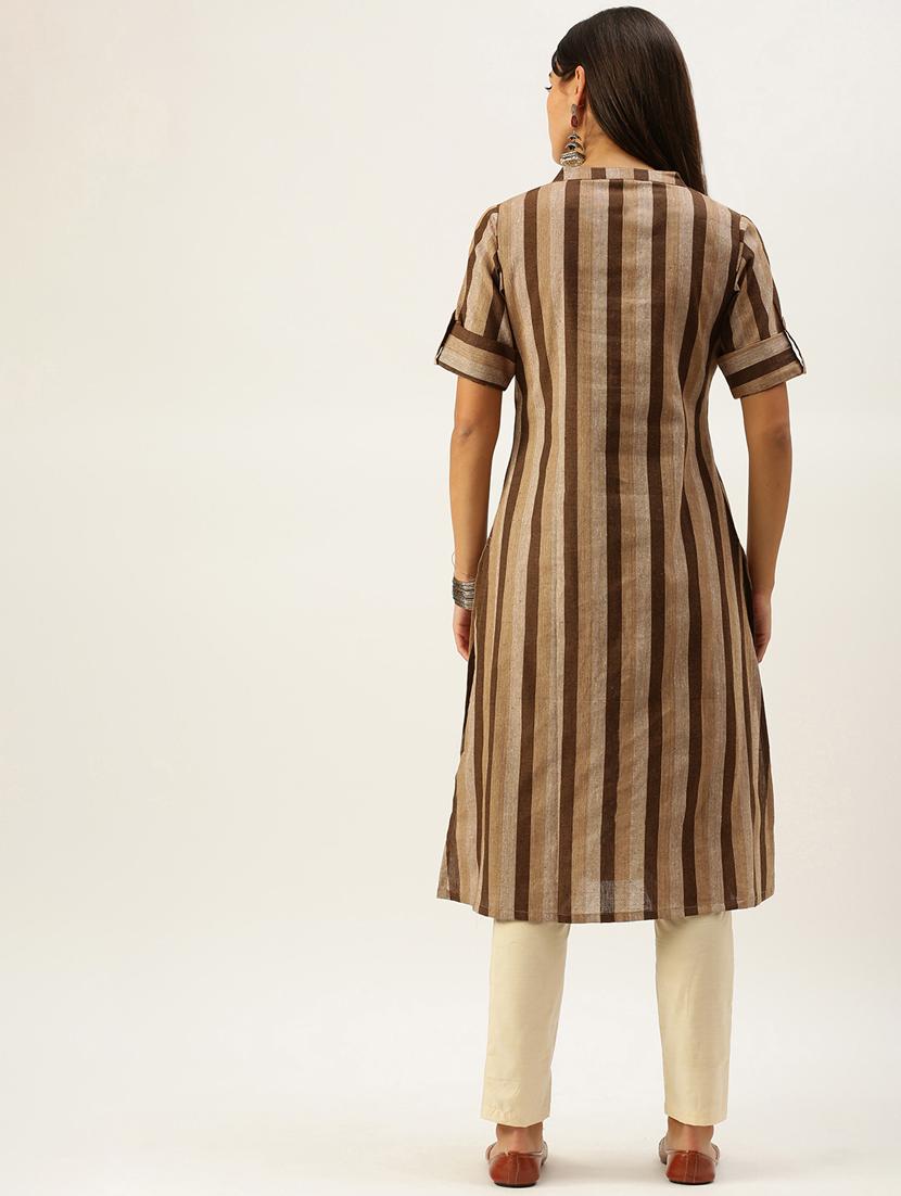 women's straight kurta - 18577710 - Zoom Image - 2