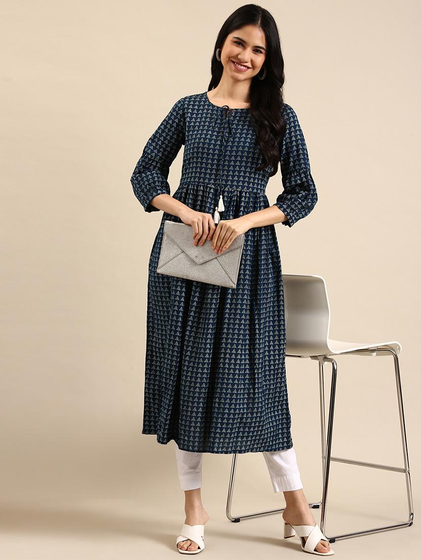 women's flared kurta - 18591181 - Standard Image - 2