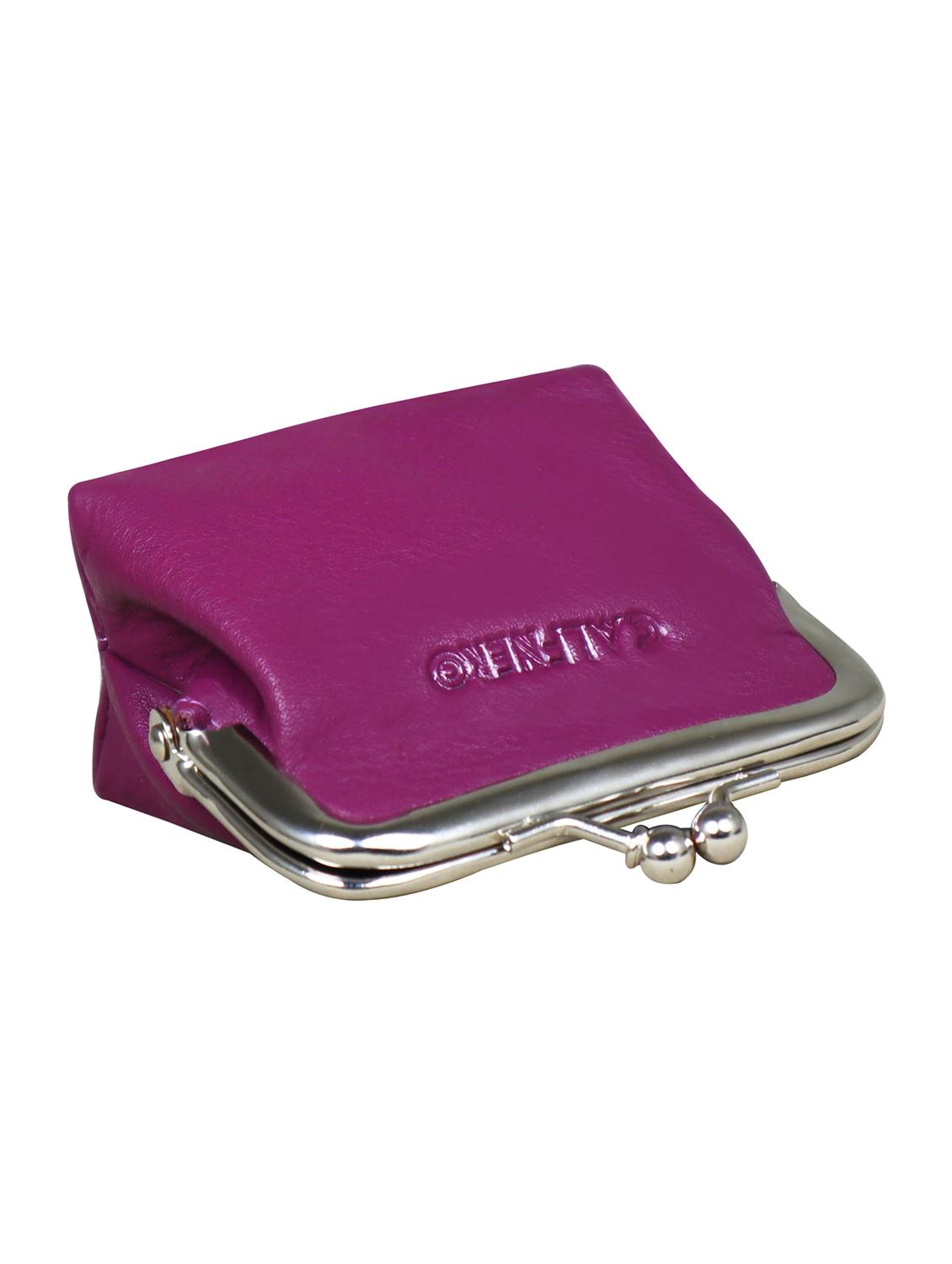 purple leather wallet - 18593267 - Standard Image - 3