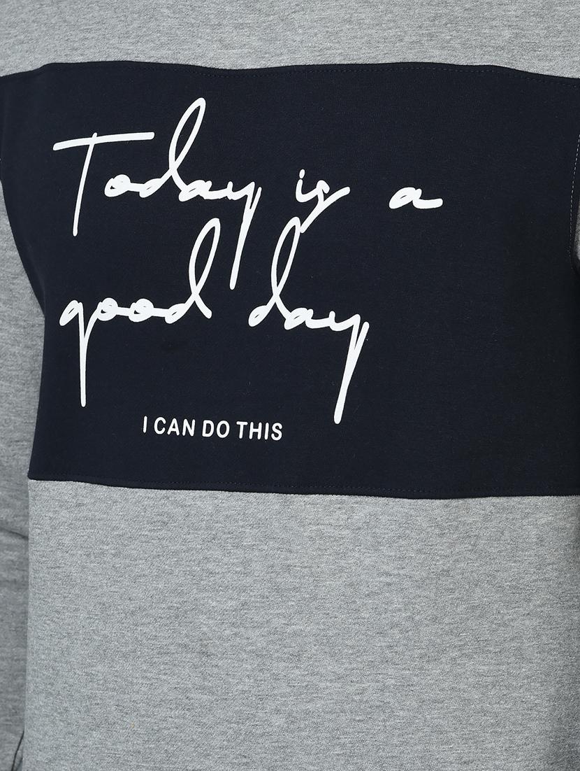 mens chest print sweatshirt - 18601504 - Standard Image - 5