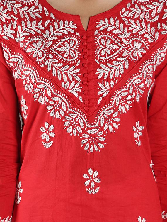 women's straight kurta - 18616427 - Zoom Image - 3