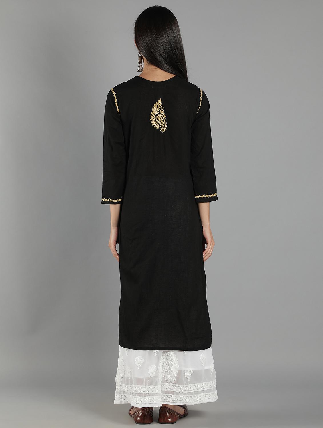 women's straight kurta - 18616435 - Zoom Image - 2