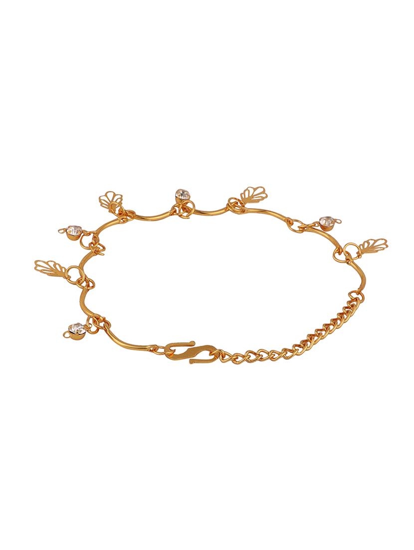 gold plated link bracelet - 18657026 - Zoom Image - 3