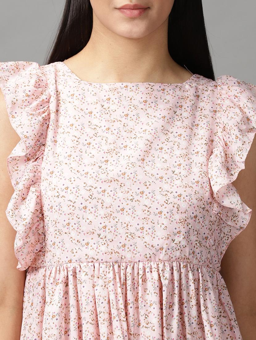 women's tiered dress floral dress - 18659082 - Standard Image - 6