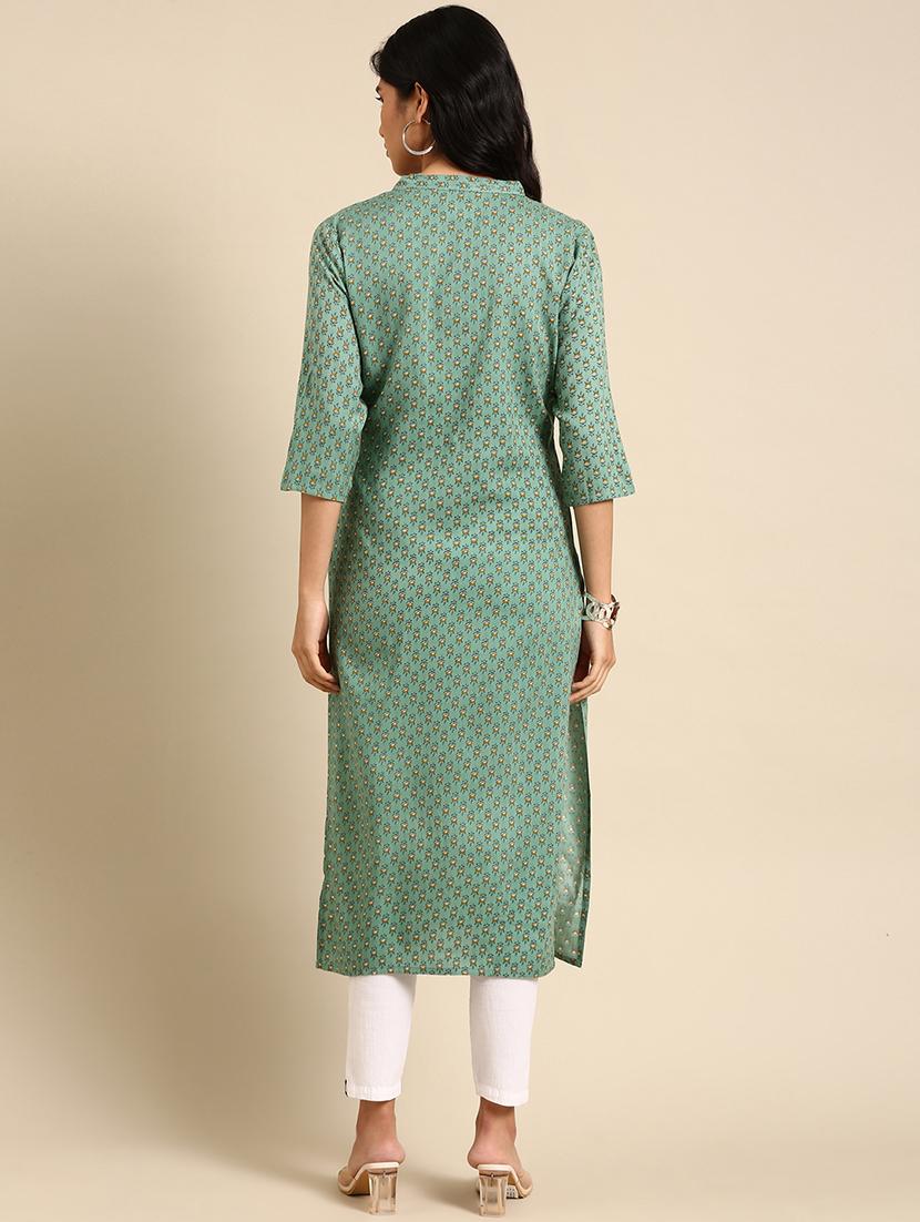 women's straight kurta - 18683008 - Zoom Image - 1