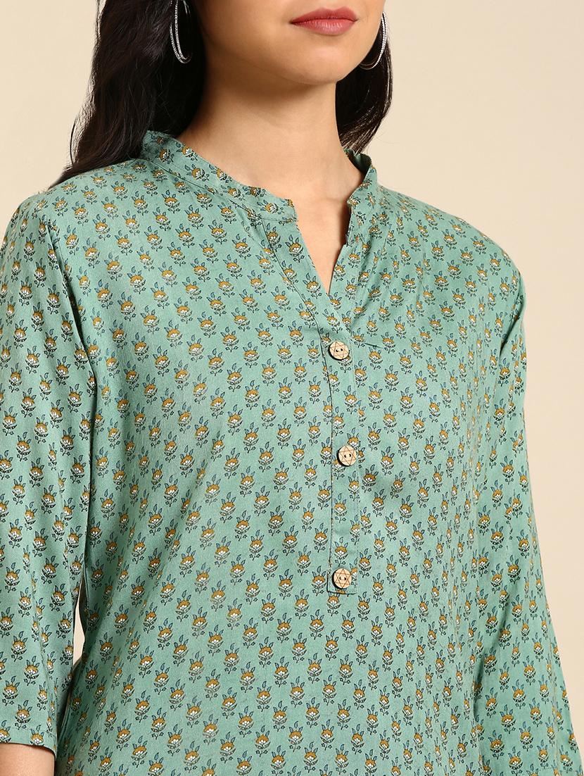 women's straight kurta - 18683008 - Standard Image - 3