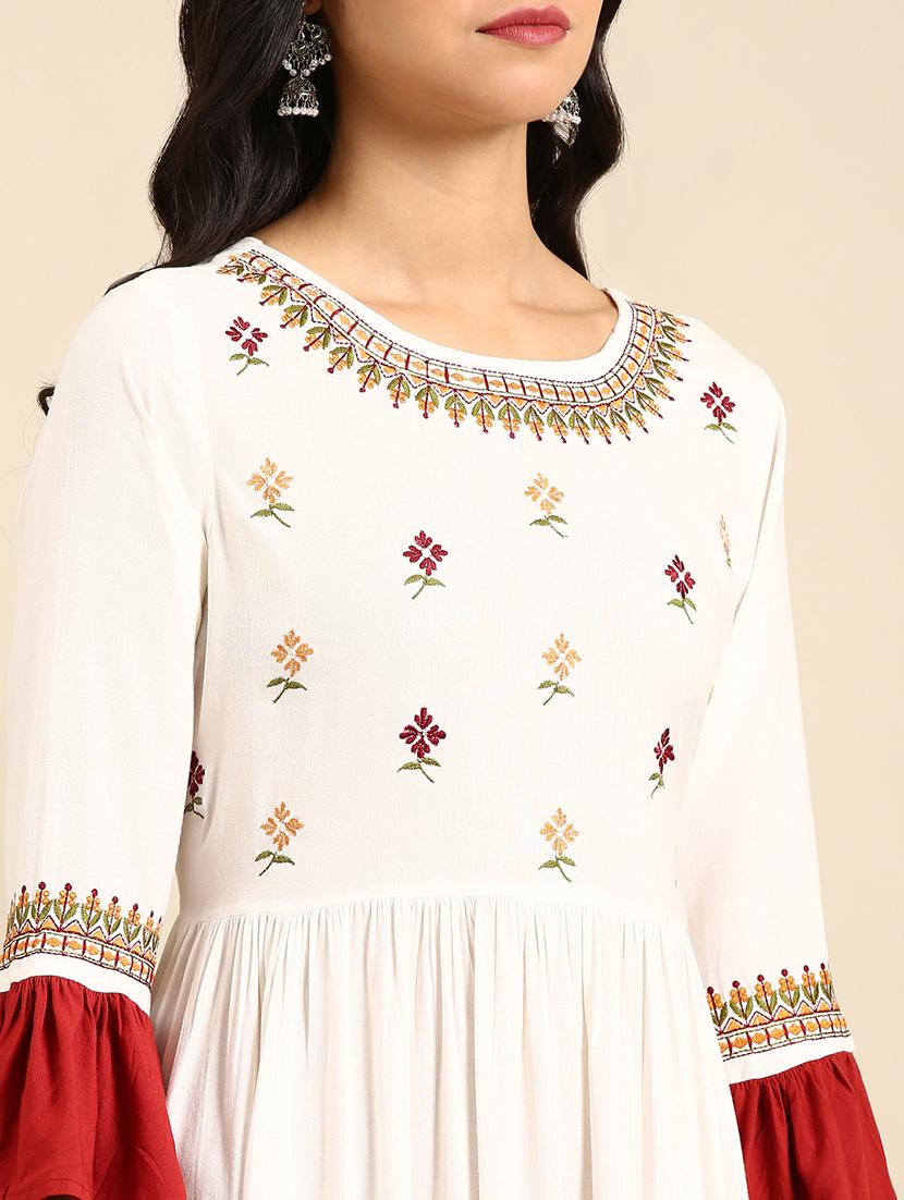women's tiered kurta - 18683055 - Zoom Image - 3