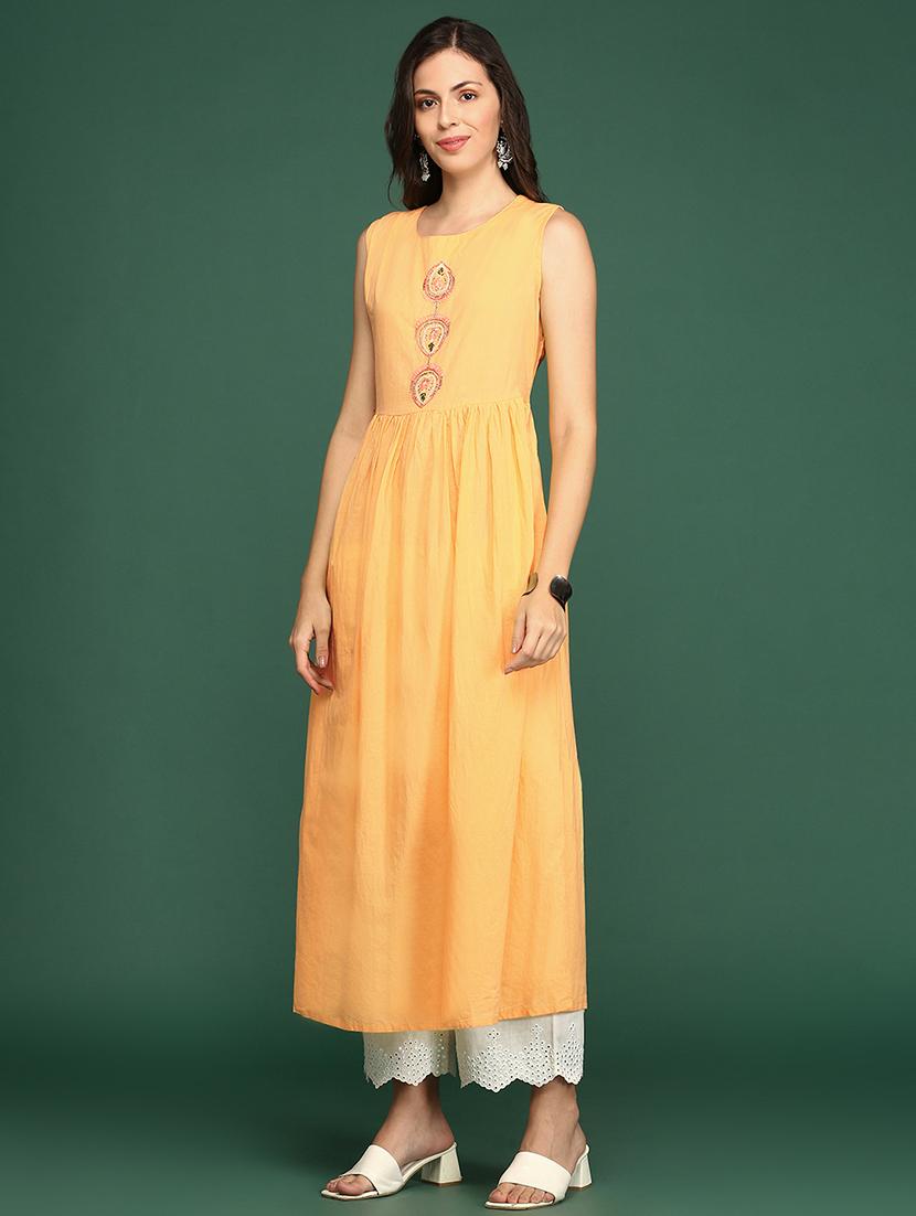 women's flared kurta - 18683101 - Zoom Image - 2