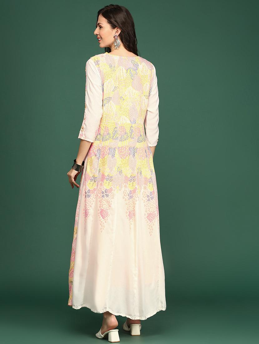 women's flared kurta - 18683101 - Zoom Image - 3
