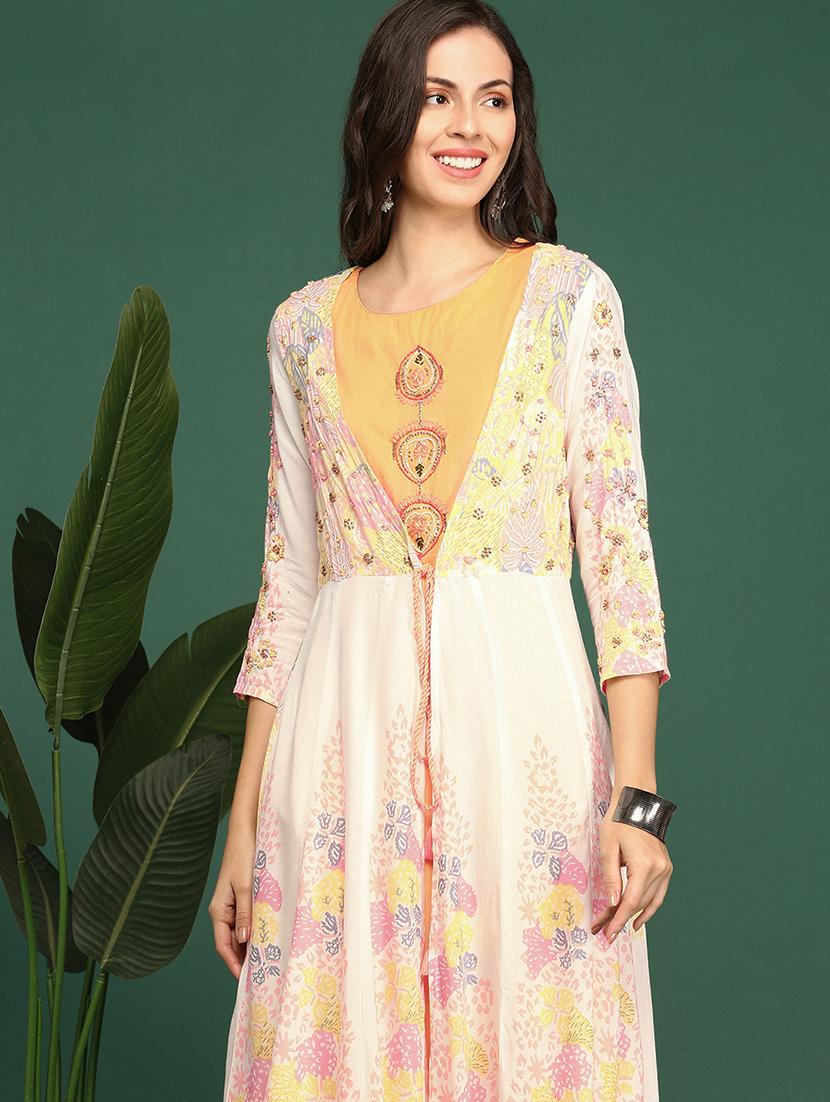 women's flared kurta - 18683101 - Zoom Image - 4