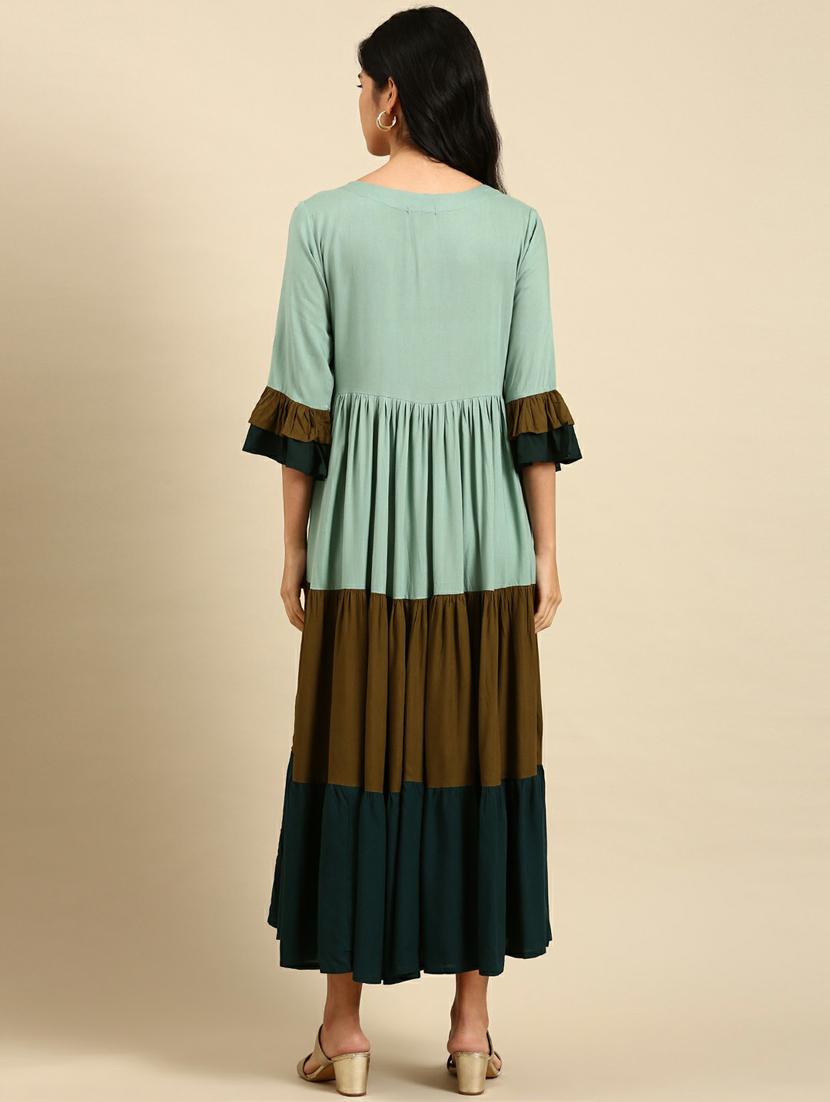 women's tiered kurta - 18736728 - Standard Image - 2