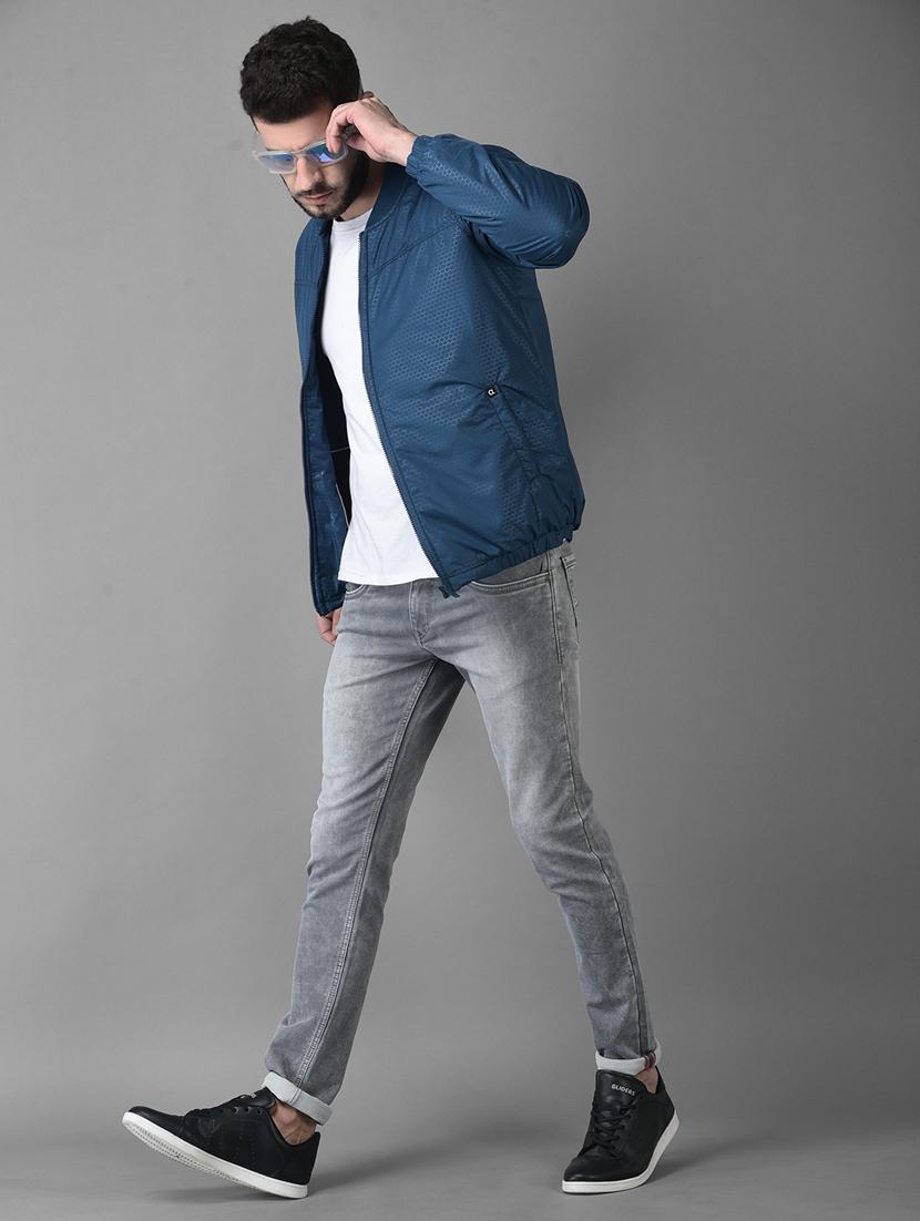 men blue casual jacket - 18743864 - Zoom Image - 3