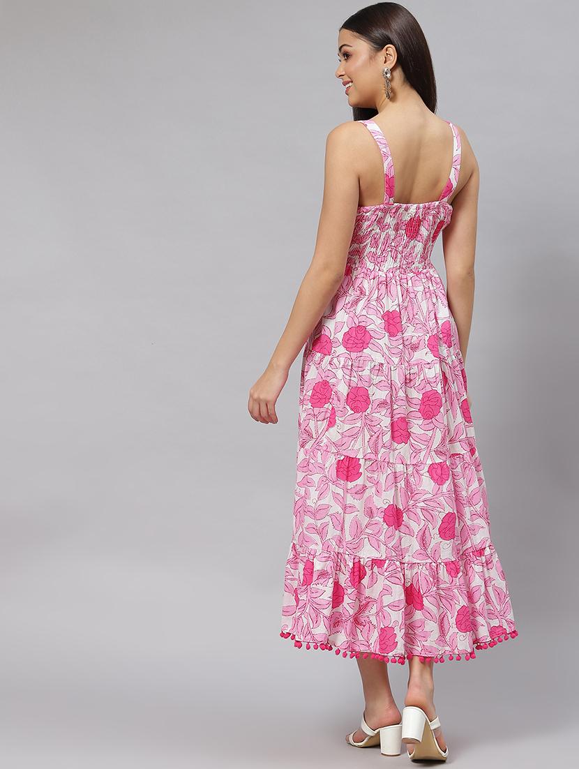 women's tiered dress floral dress - 18750817 - Zoom Image - 2