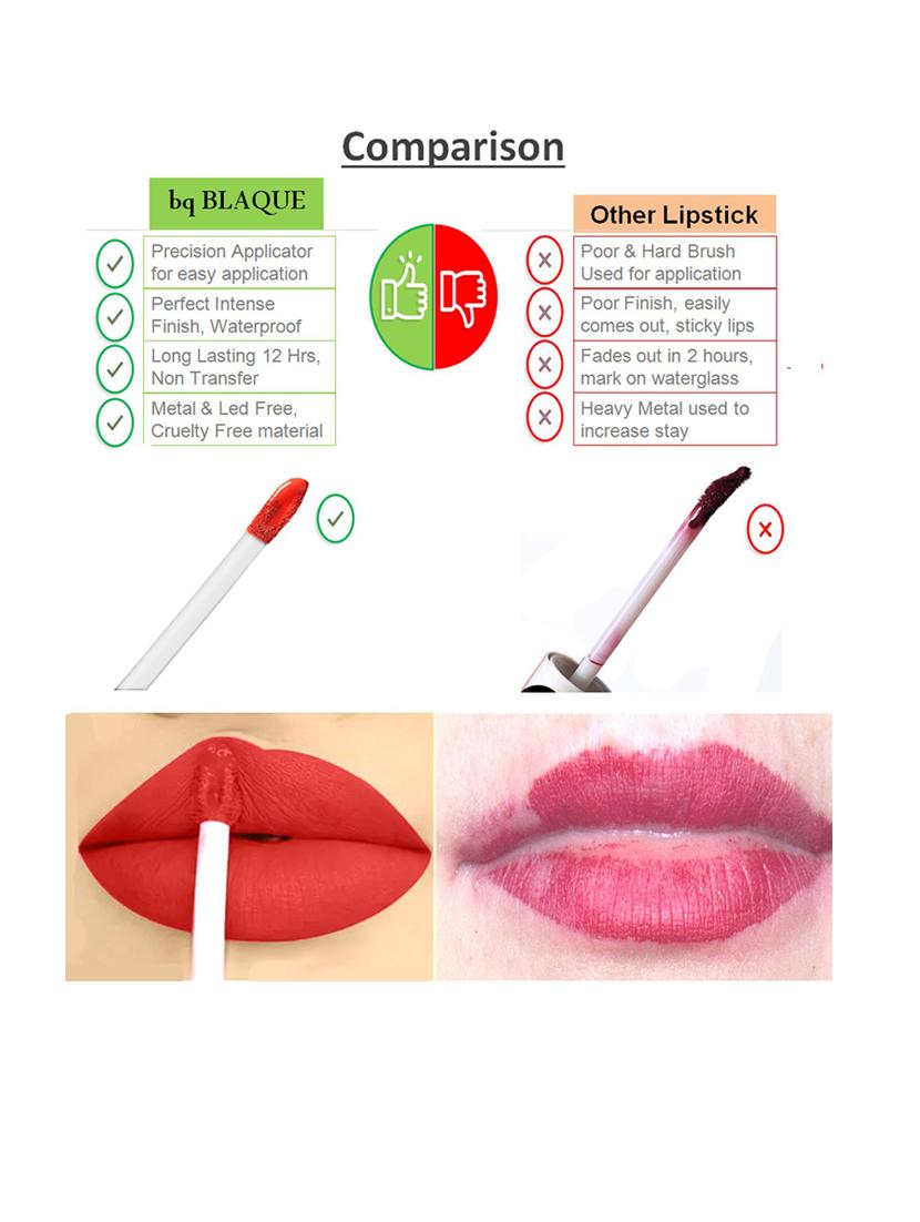 matte liquid lipstick combo of 4 lip color # 101-103-108-111 - 18766650 - Zoom Image - 1