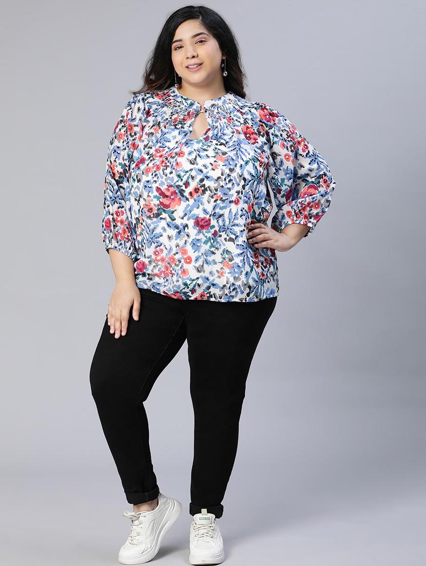 women's straight round neck top - 18912744 - Zoom Image - 4