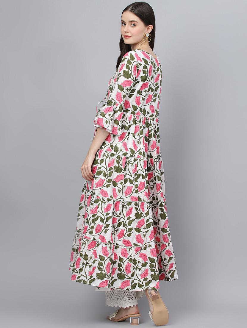 women's tiered kurta - 18959491 - Zoom Image - 4