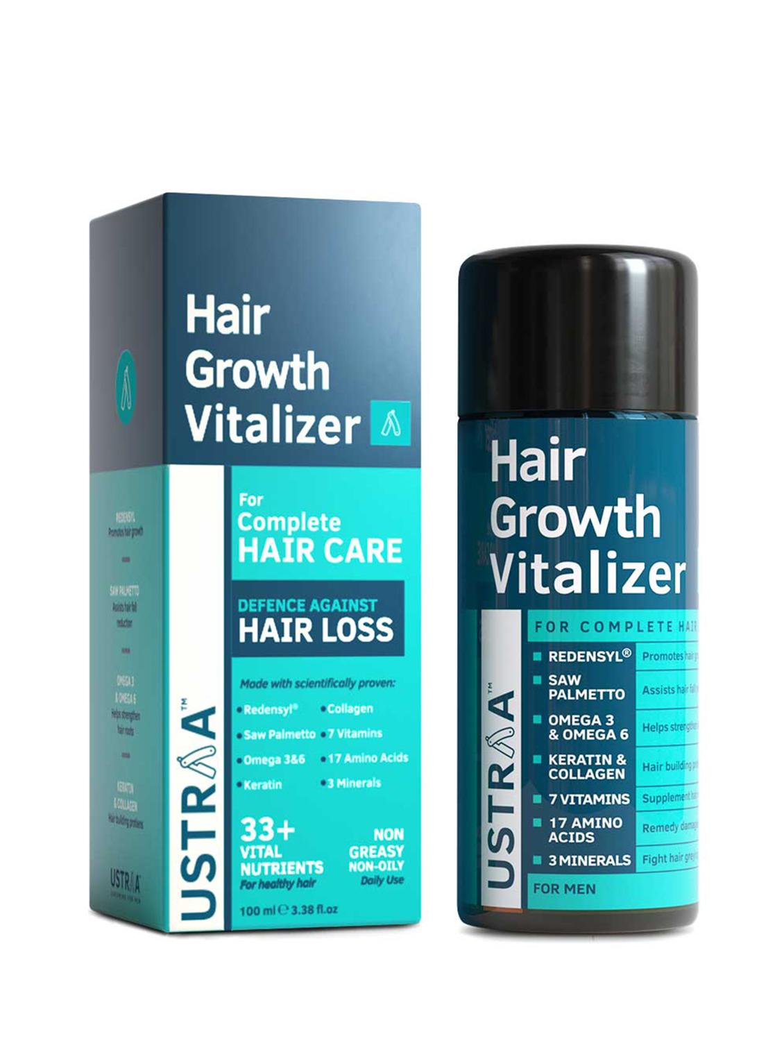 ustraa hair growth kit (anti hairfall shampoo 250ml, hair growth vitalizer & cream) - 19081743 - Zoom Image - 4