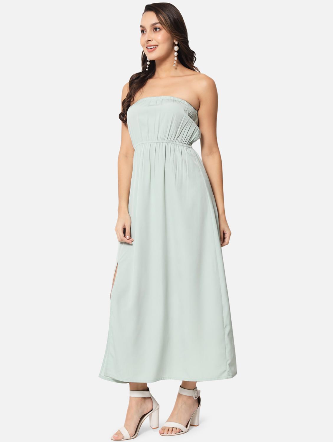 women's tube solid dress - 19082699 - Standard Image - 2