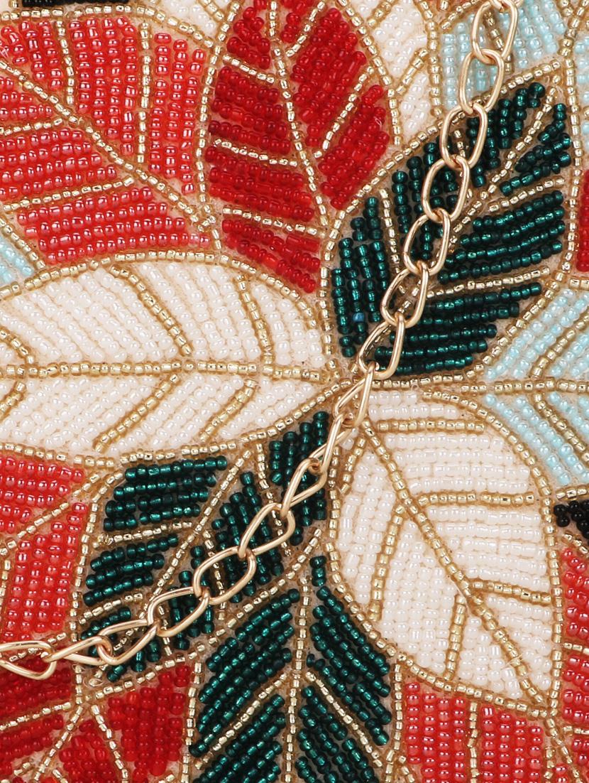 multi colored velvet box clutch - 19088641 - Zoom Image - 3