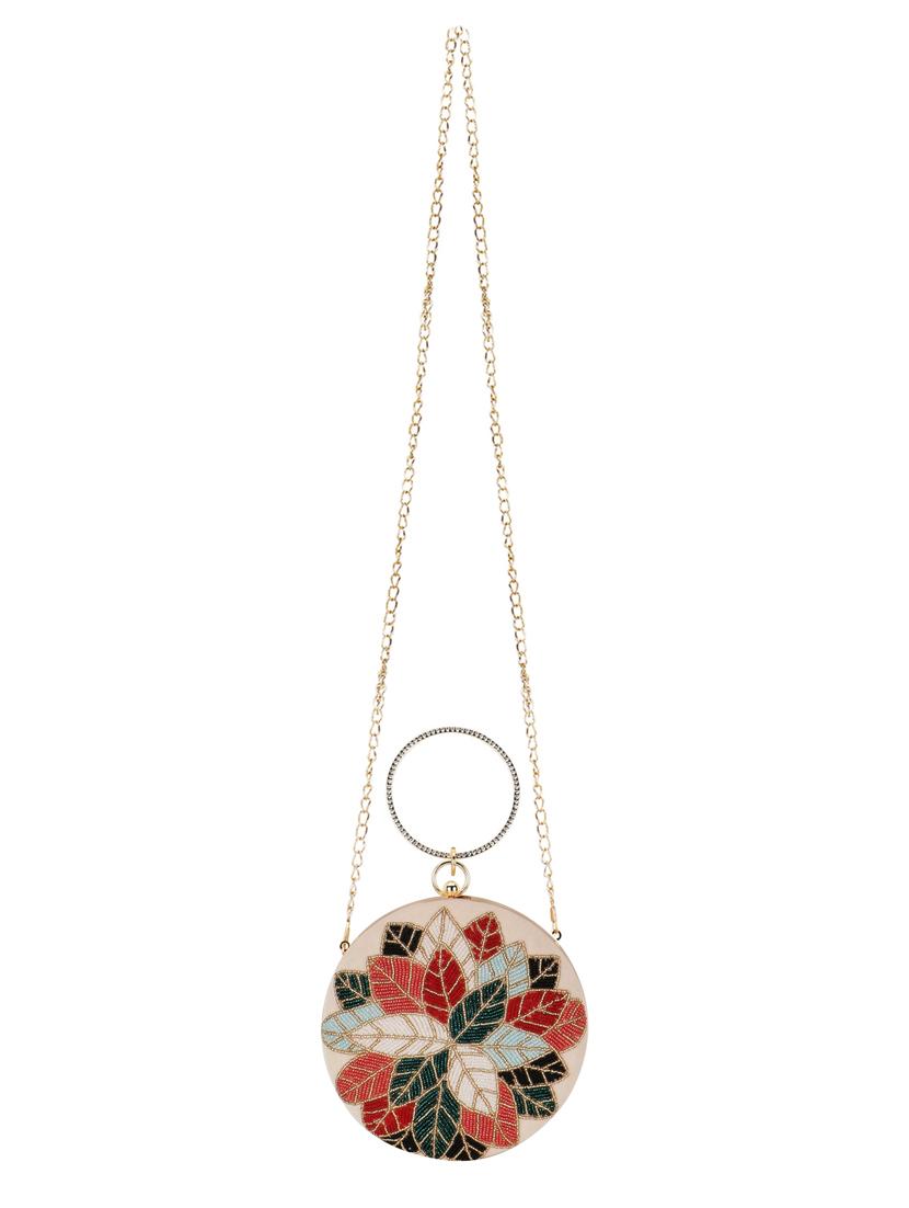 multi colored velvet box clutch - 19088641 - Zoom Image - 5