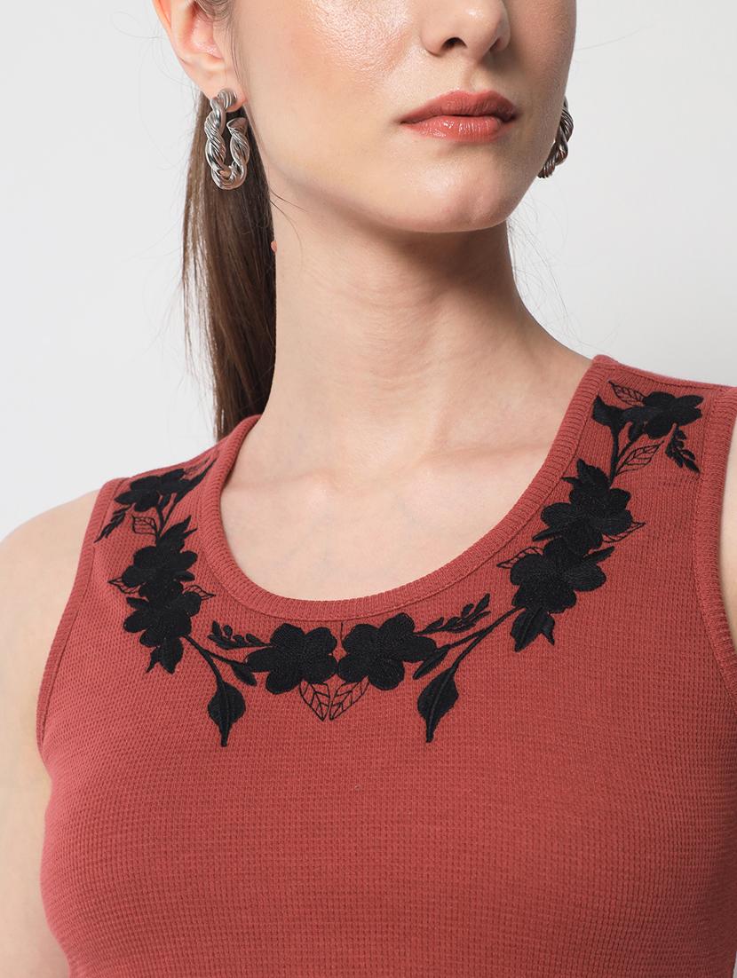 women's crop round neck top - 19101587 - Zoom Image - 5
