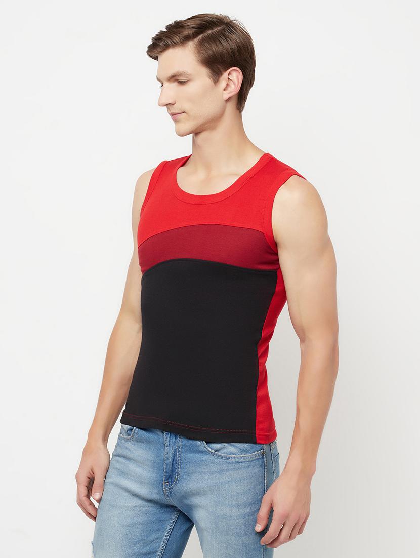 men color block vest combo - 19109232 - Standard Image - 3