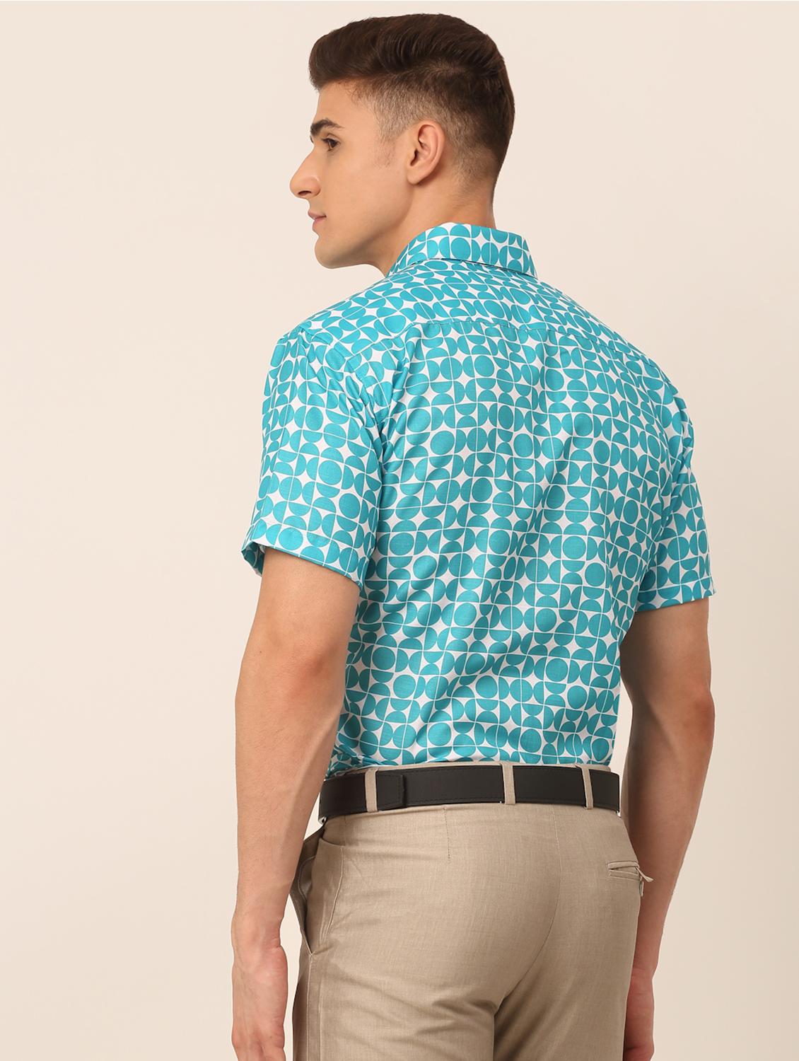 mens abstract formal shirt - 19144537 - Standard Image - 2