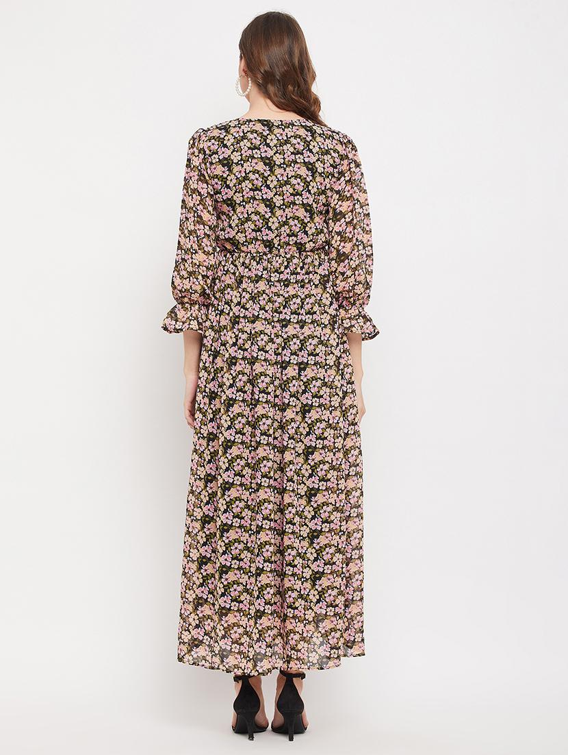 women's fit & flare floral dress - 19159954 - Zoom Image - 2