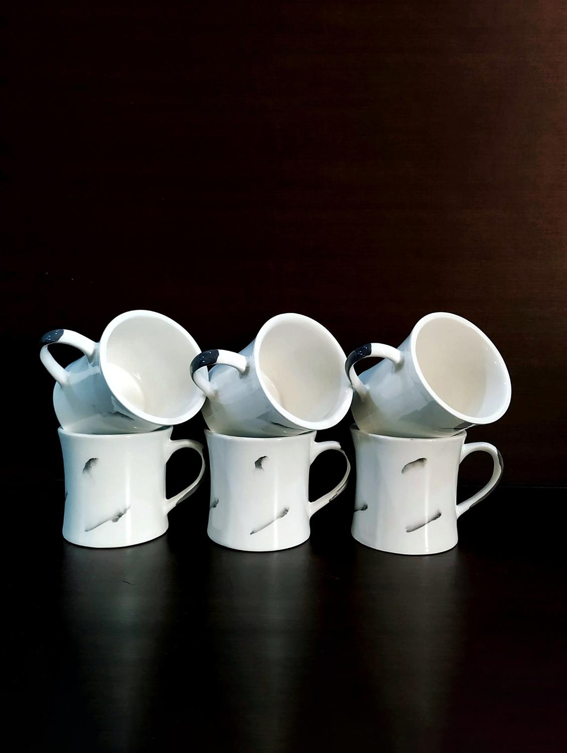 moody panda distinguished set of 6 cups | cupset | set of 6 cups | ceramic - 19163520 - Standard Image - 2