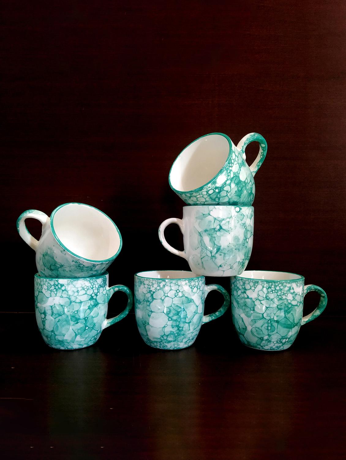 moody panda graceful set of 6 cups | cup set | tea cups | set of 6 cups | ceramic - 19163524 - Standard Image - 5