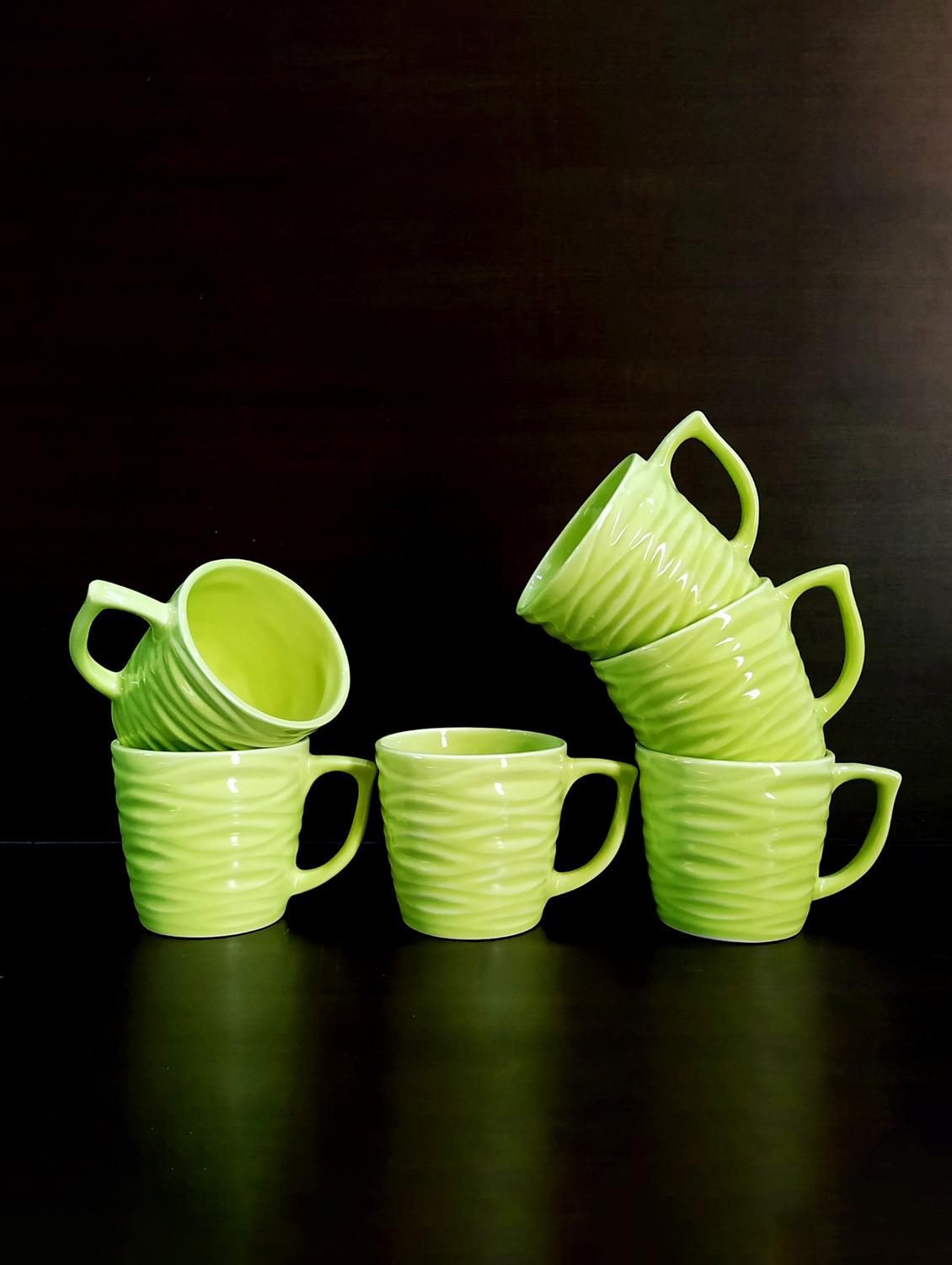 moody panda designer set of 6 cups | cup set | tea cups | set of 6 cups | ceramic - 19163526 - Standard Image - 2