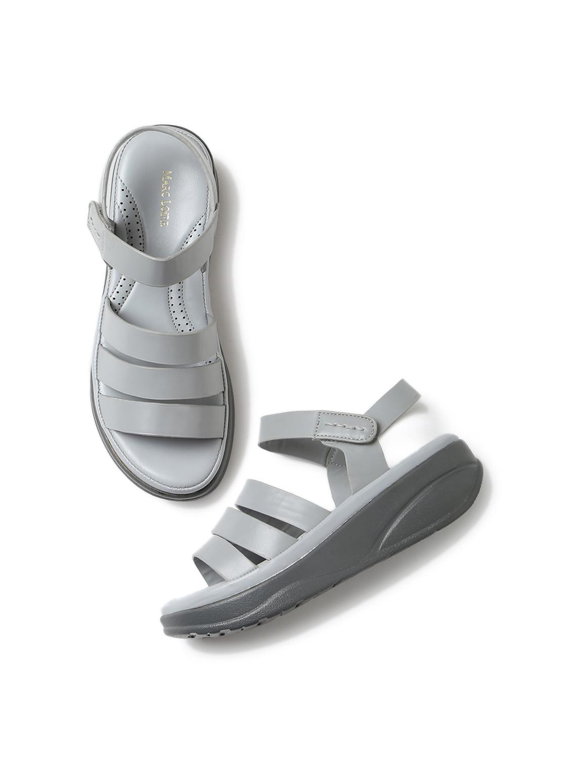women grey ankle strap sandal - 19164349 - Zoom Image - 4