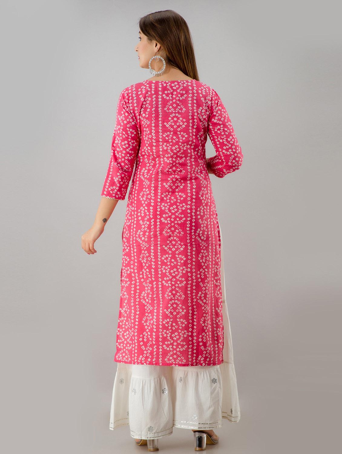 women's straight kurta - 19218475 - Zoom Image - 3