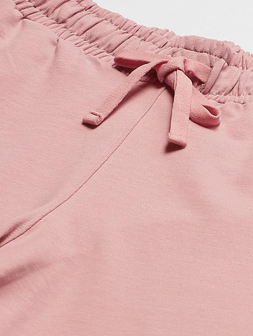 pink solid track pant - 19285116 - Standard Image - 6