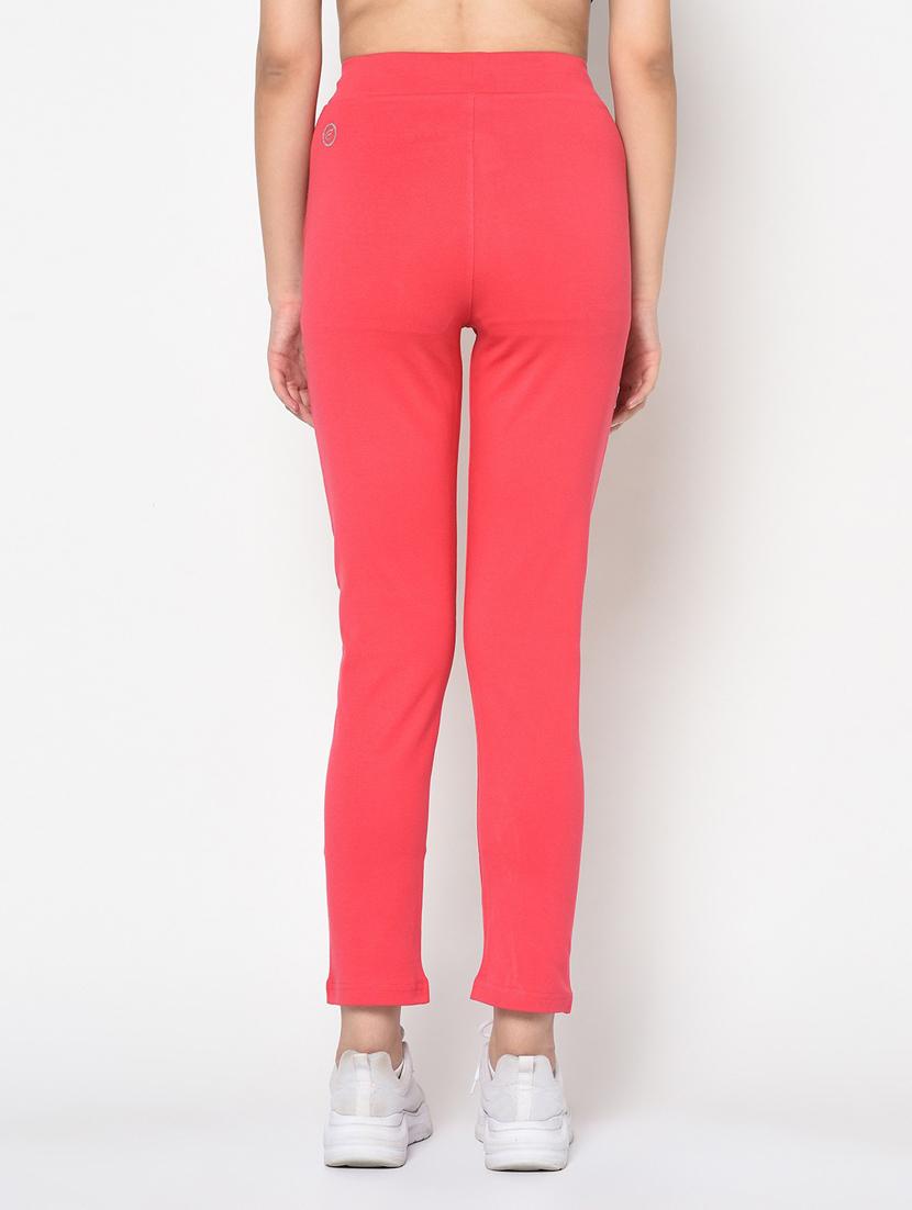 coral cotton blend track pant - 19285179 - Standard Image - 2