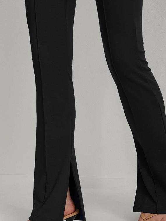 women solids bootcut trousers - 19314225 - Zoom Image - 4