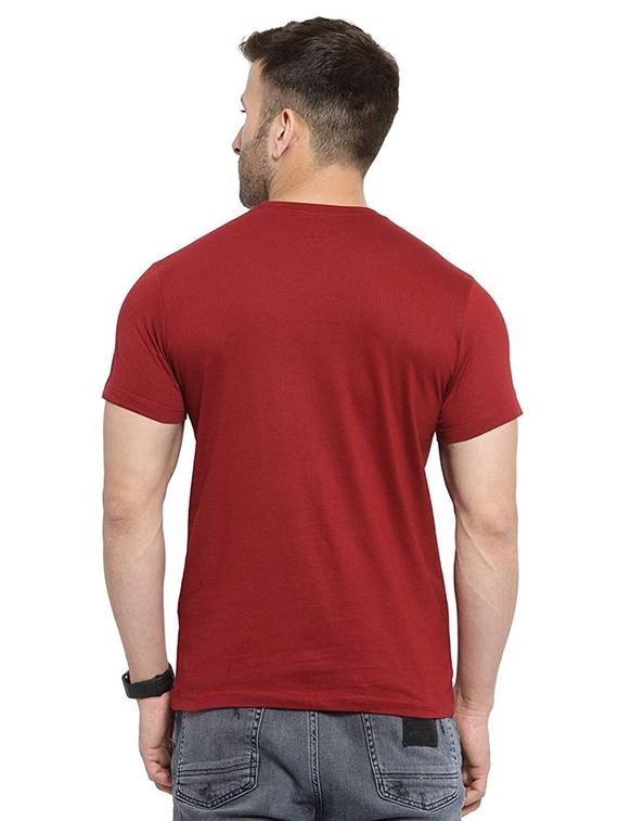 round neck printed front print t-shirt - 19324742 - Zoom Image - 2