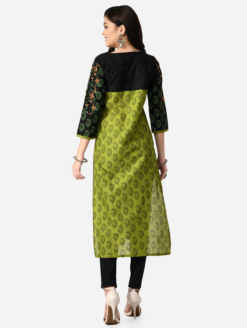 women's straight kurta - 19329069 - Standard Image - 2